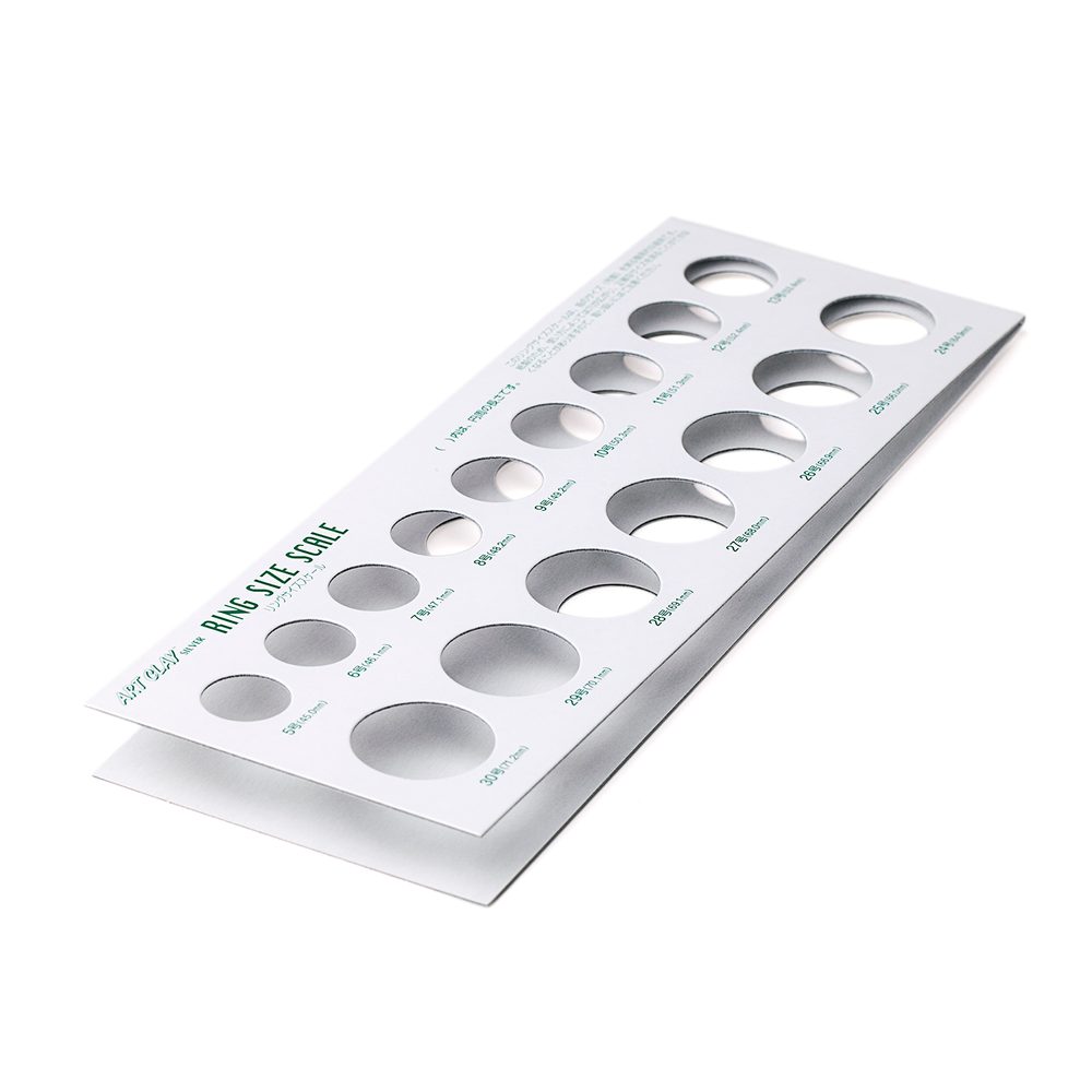 Art Clay Silver papírová měrka na prsteny - 3 ks