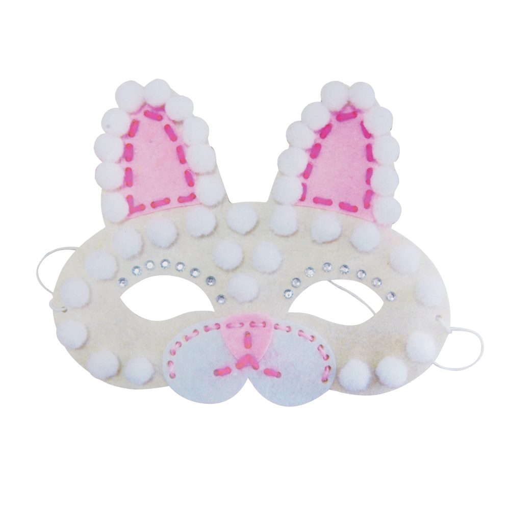 Graine Creative Sada na výrobu masky ve tvaru králíka - 3 sady