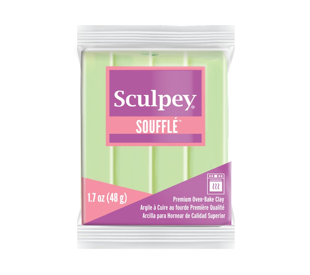Sculpey SOUFFLÉ Pistachio pistáciová zelená - 5 ks - 5 ks