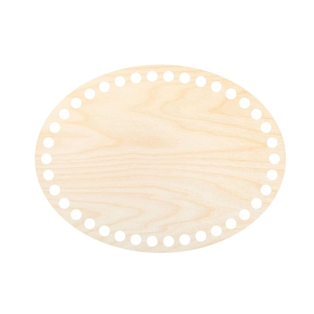 Dno na háčkovaný košík ovál 30x20cm - 3 ks