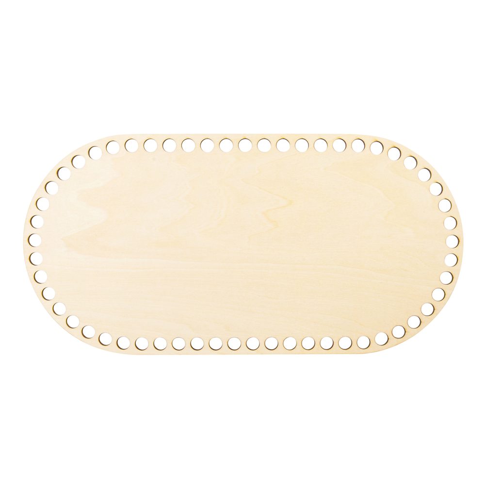 Dno na háčkovaný košík ovál 30x15cm - 3 ks