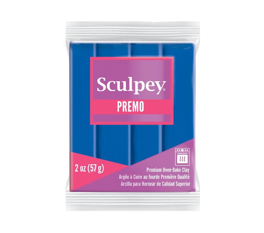 Sculpey PREMO Cobalt Blue Hue kobaltová modrá - 5 ks - 5 ks