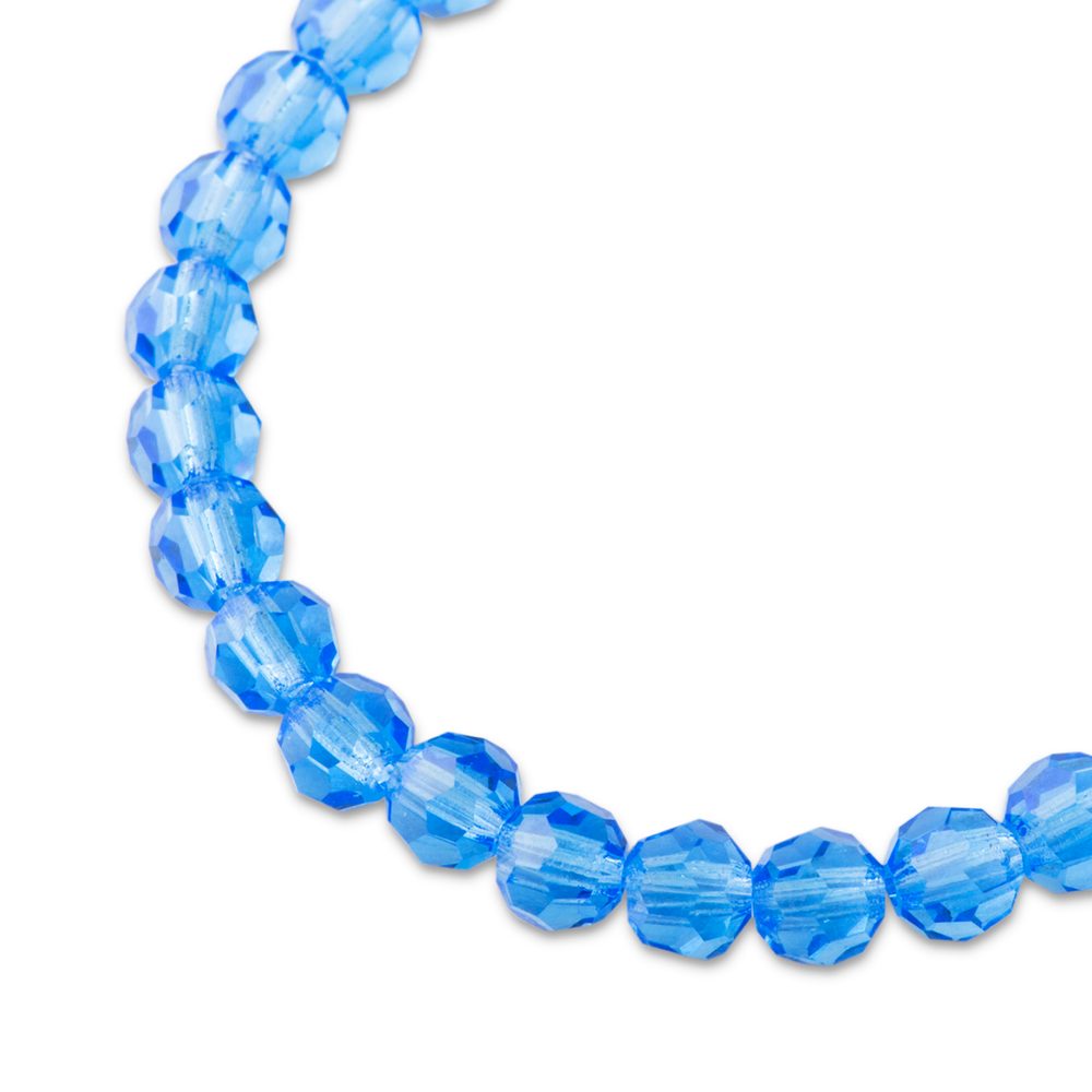 Preciosa MC perle kulatá 6 mm Sapphire - 30 ks