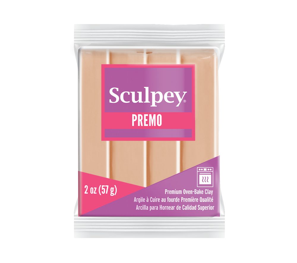 Sculpey PREMO Beige béžová - 5 ks - 5 ks