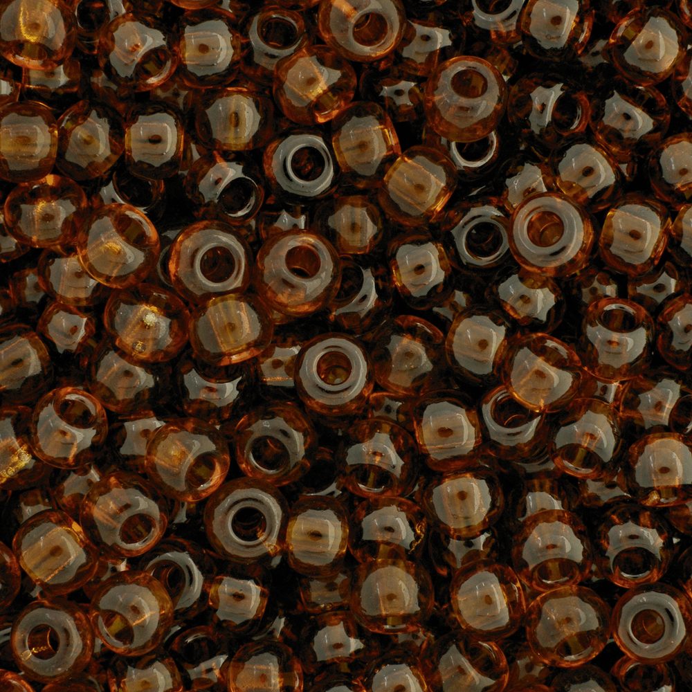 PRECIOSA ORNELA Rokajlové korálky - PRECIOSA rokajl 8/0 transparentní (10110) č. 58 - 20 g