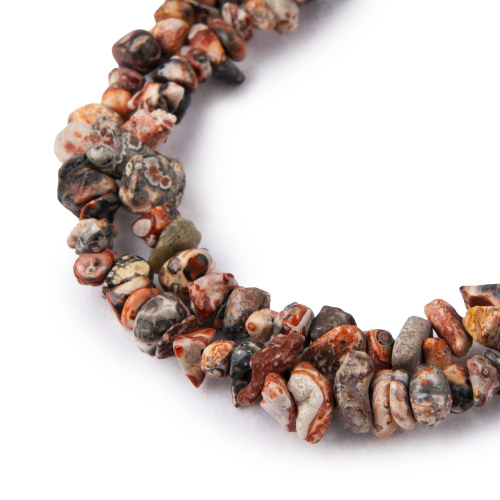 Zlomky z minerálu Jaspis leopardí 80cm - 3 ks