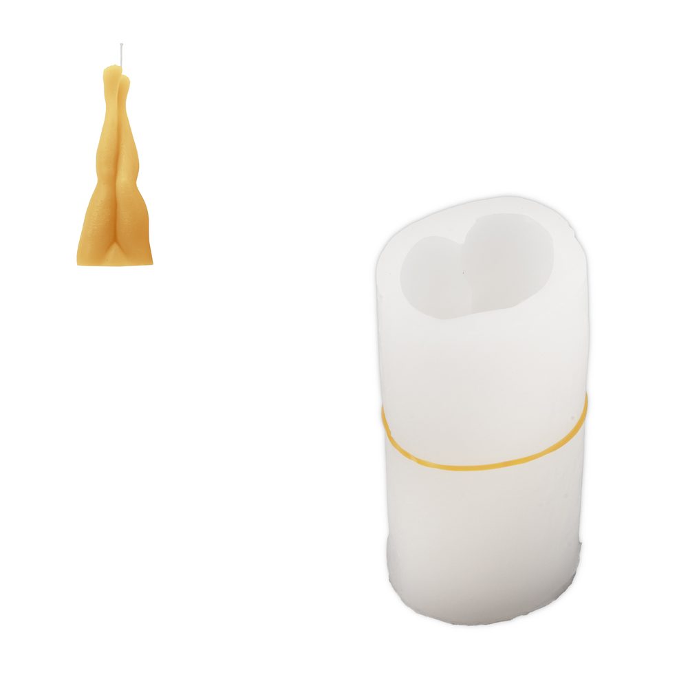 Manumi Silikonová forma na odlévání kreativní hmoty nohy 52x45x110mm - 1 ks