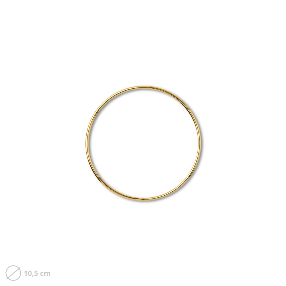 Kovový kruh na macramé 10,5cm - 1 ks