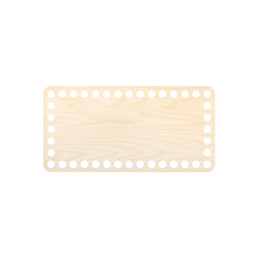 Dno na háčkovaný košík obdélník 20x10cm - 1 ks