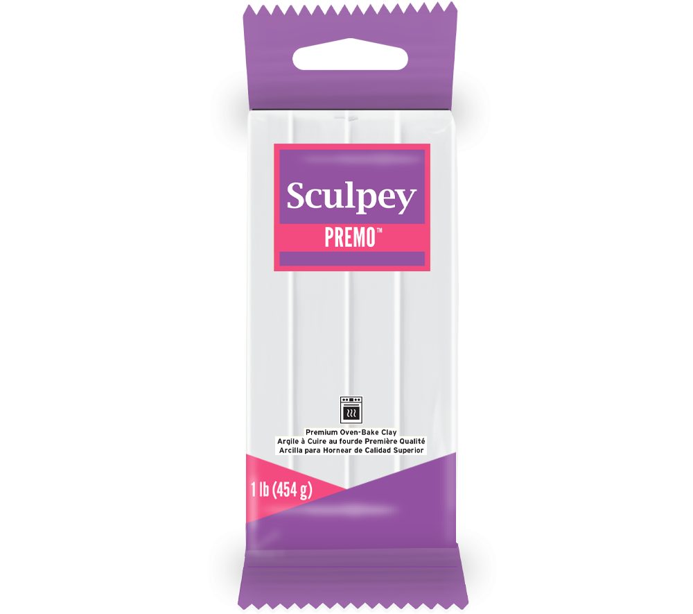 Sculpey PREMO 454g White bílá - 3 ks