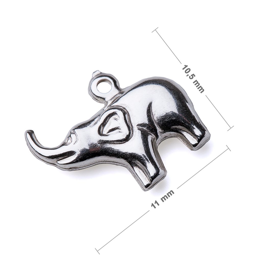925 Sterling Silver Large Satin Number 5 Charm and Pendant 