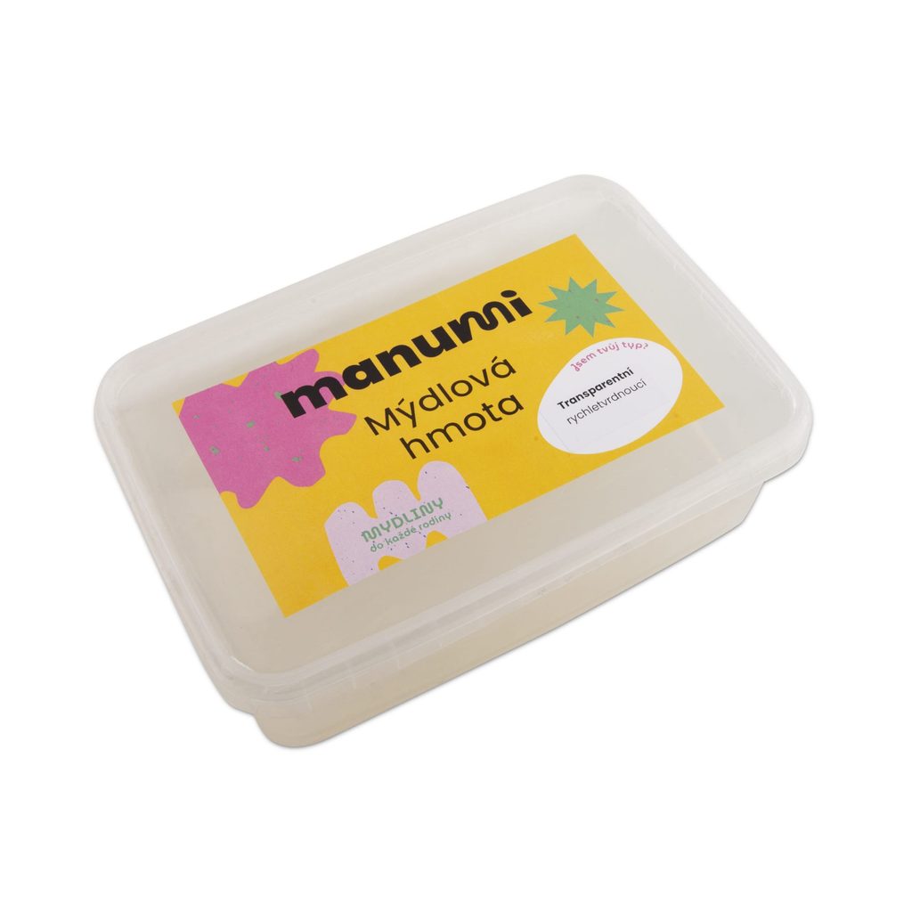 Soap mass quickhardening 1kg transparent Manumi.eu