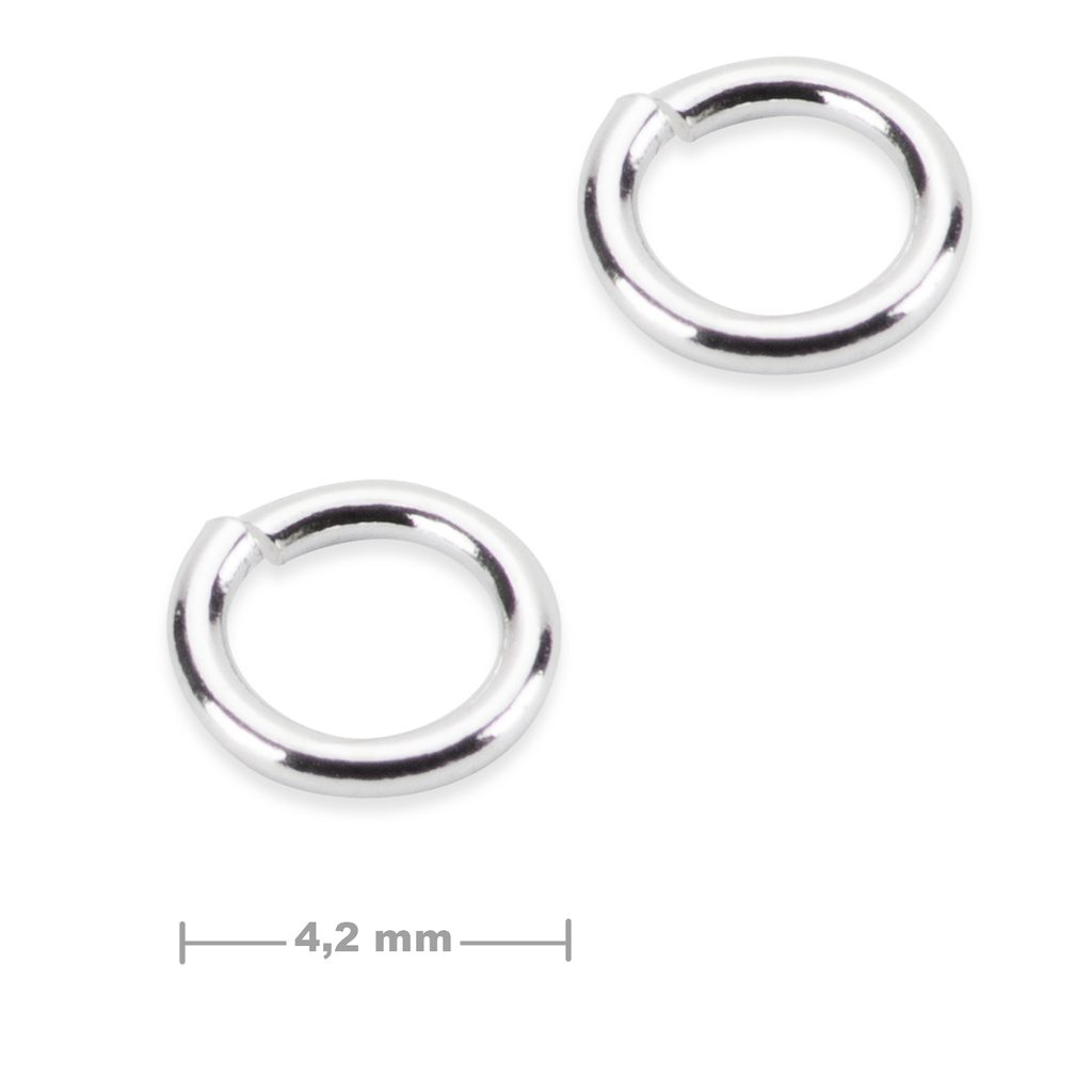 Silver jump ring 4.2 mm No.556 | Manumi.eu