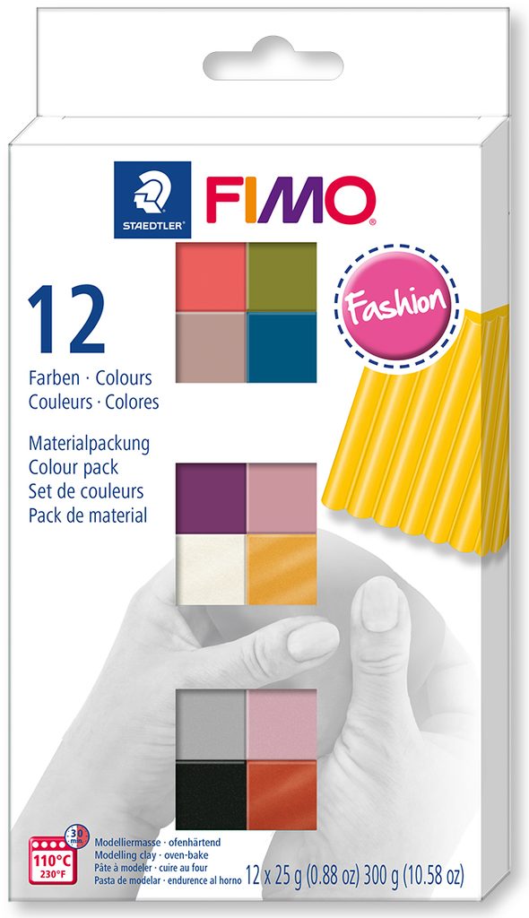 FIMO Soft set of 12 colours 25g Fashion