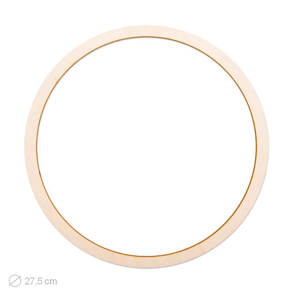 Wooden cutout for Macramé circle 27.5cm | Manumi.eu