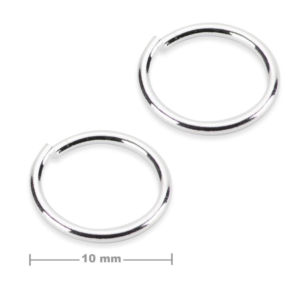 Jump Rings 10mm Black 30Pcs