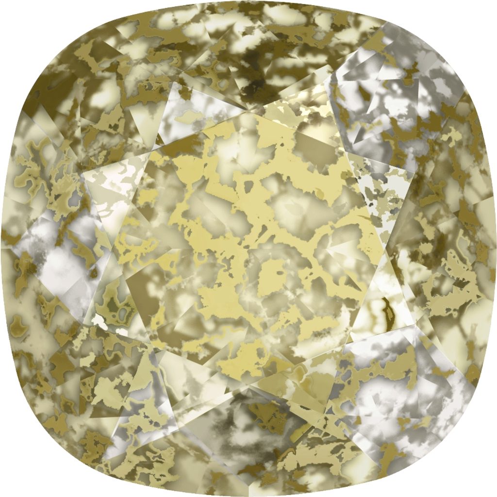SWAROVSKI 4470 10 mm Crystal Golden Patina F | Manumi.eu