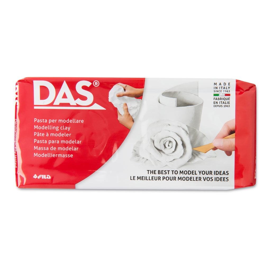 DAS Self-hardening clay 500g white