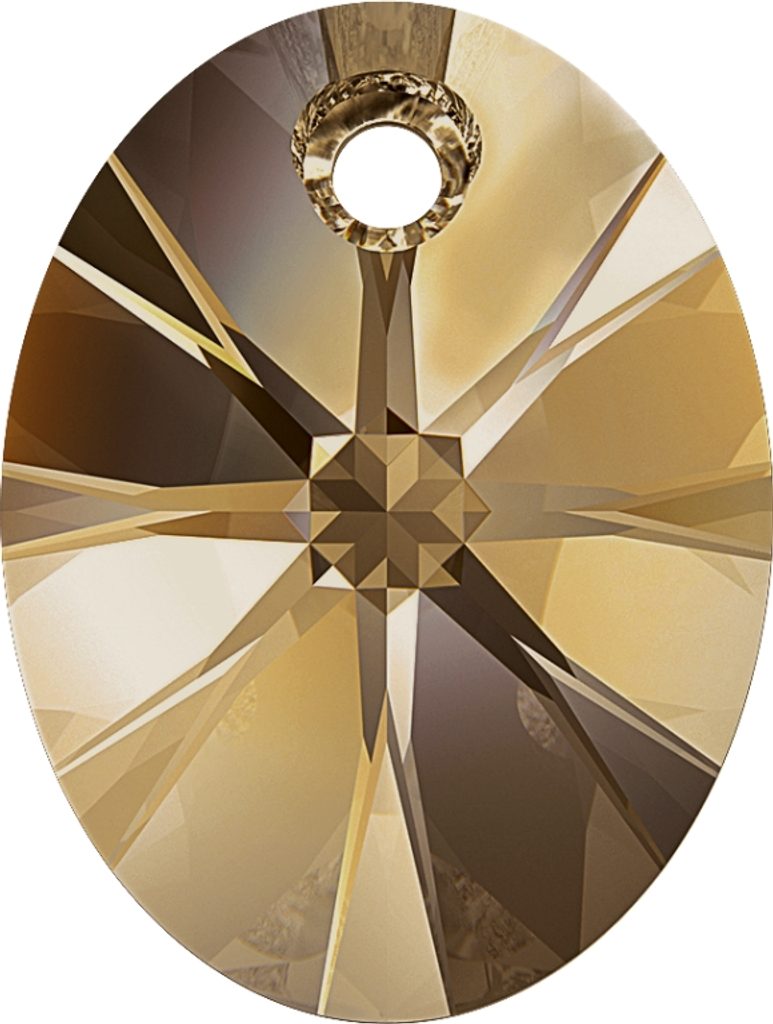 SWAROVSKI 6028 10 mm Crystal Golden Shadow | Manumi.eu