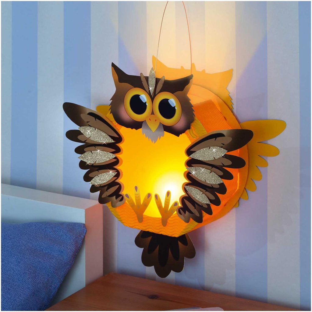 Lantern making kit Owl | Manumi.eu