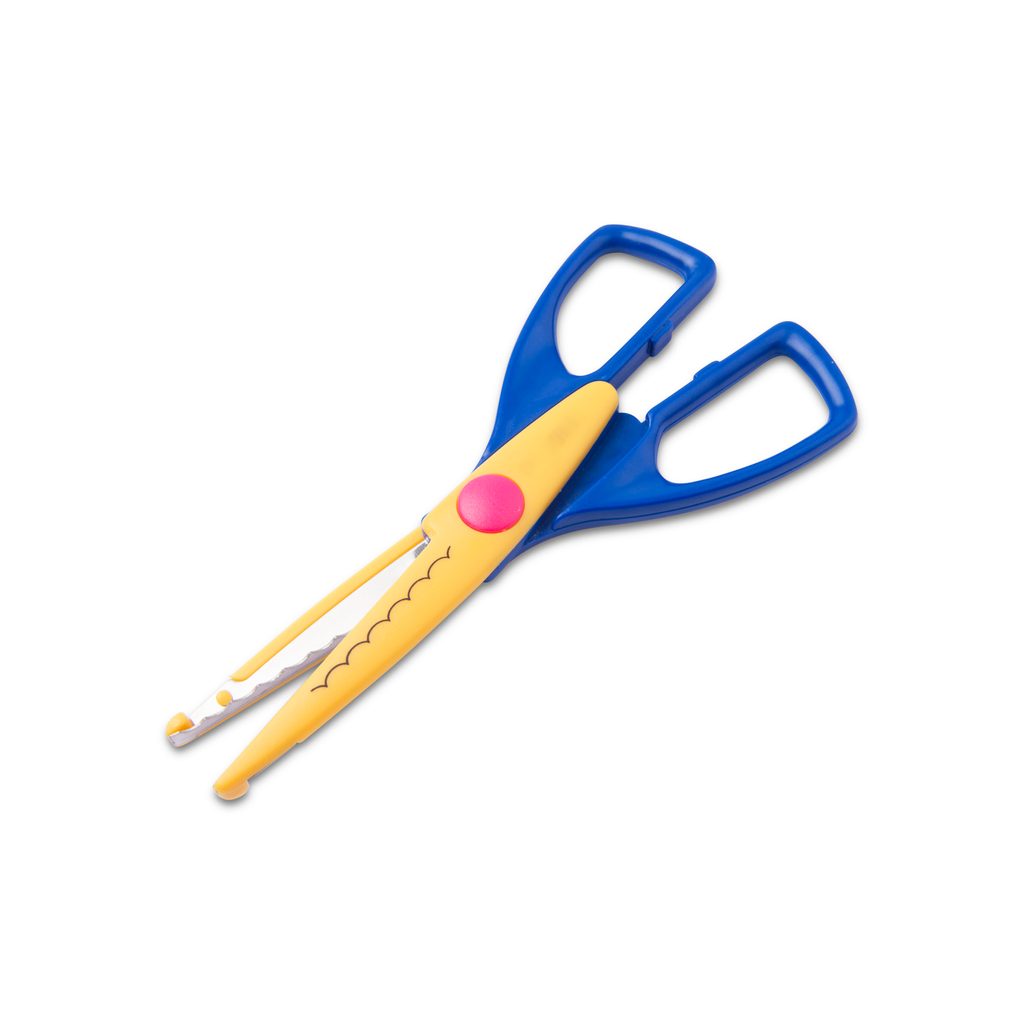 Paper scissors for creative crafting scalloped 17cm