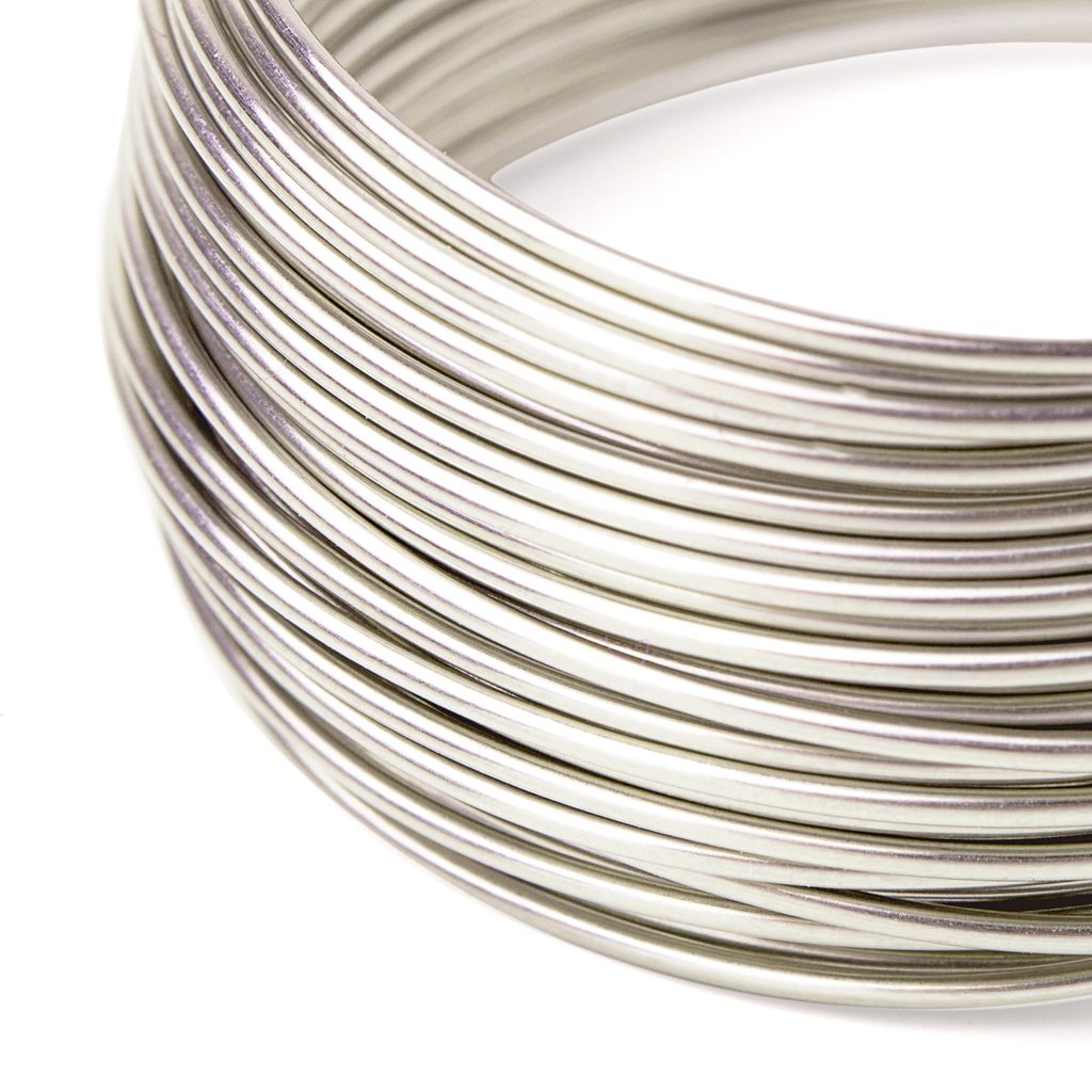 Sterling silver-plated wire 0.8mm/5m