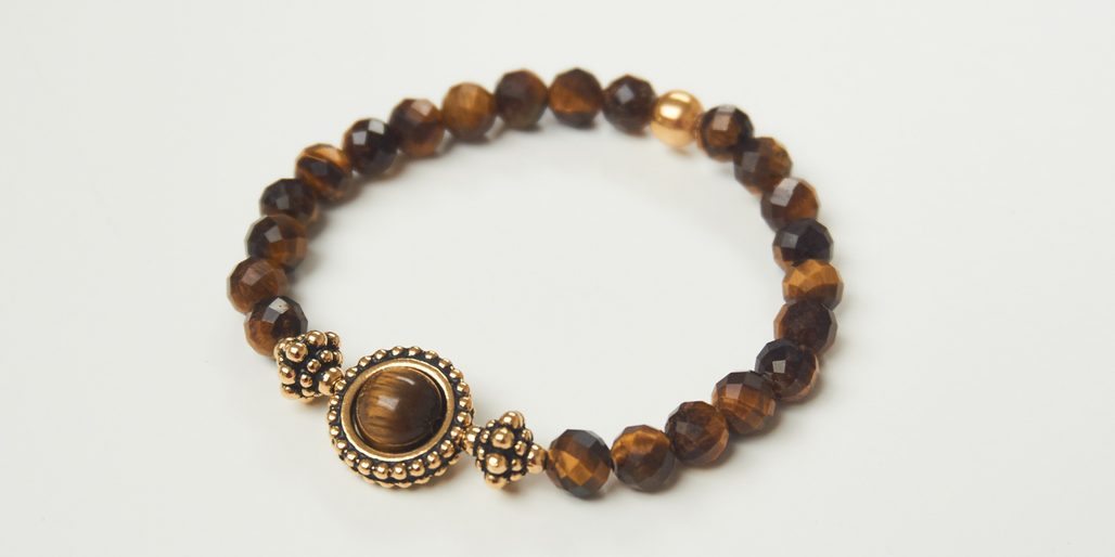 Návod na výrobu elegantního náramku s broušenými minerály 6