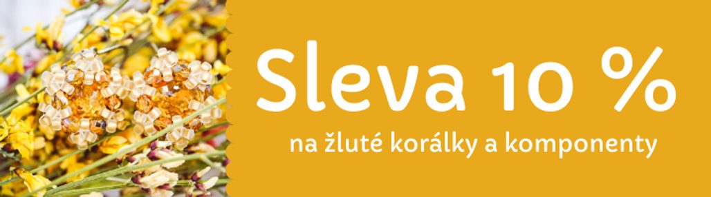 Sleva 10 % na vše žluté