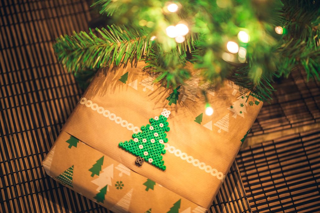 Vánoční stromeček ze zažehlovacích korálků