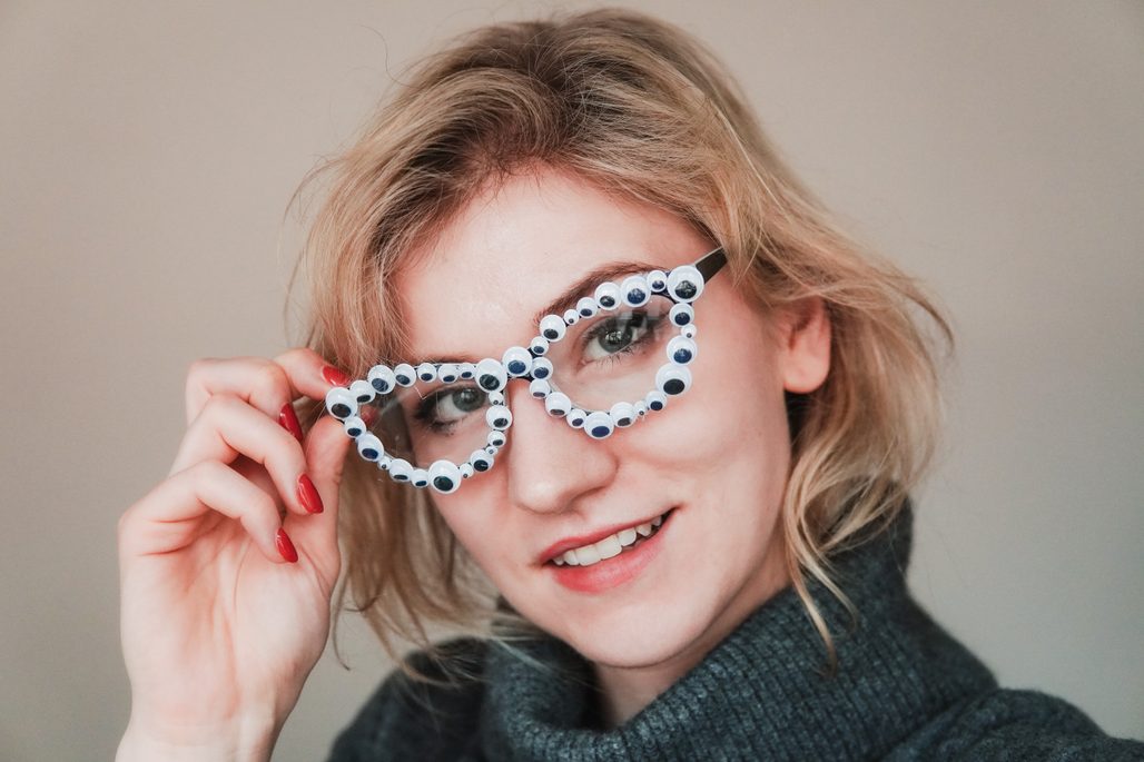 Návod na výrobu brýlí s očičky