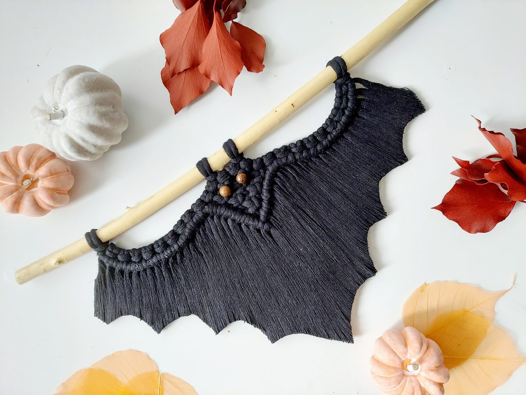 Návod na výrobu macramé netopýra