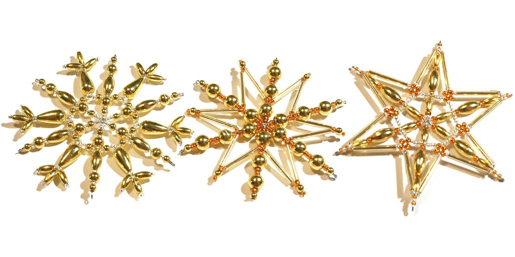 Návod na výrobu vločky plné třpytu