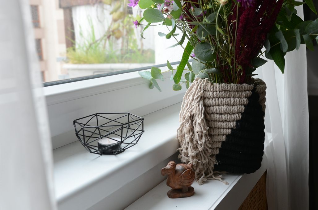 Návod na výrobu macramé obalu na květiny