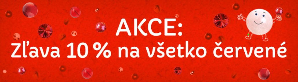 Sleva 10 % na vše červené!