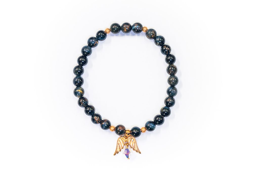 Návod na výrobu náramku z modrého tygřího oka