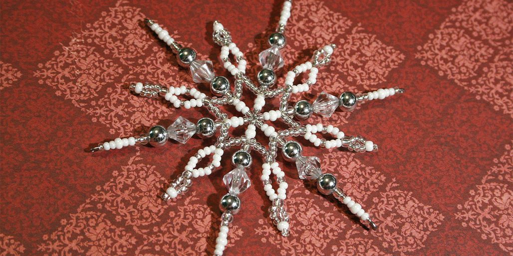 Návod na výrobu sněhové vločky