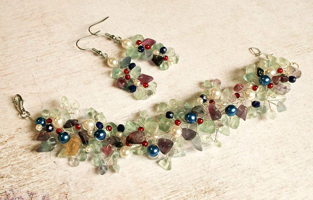 Návod na výrobu svatebního drátkovaného náramku