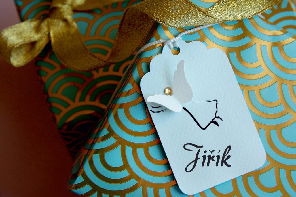 Návod na výrobu jmenovky s andílkem