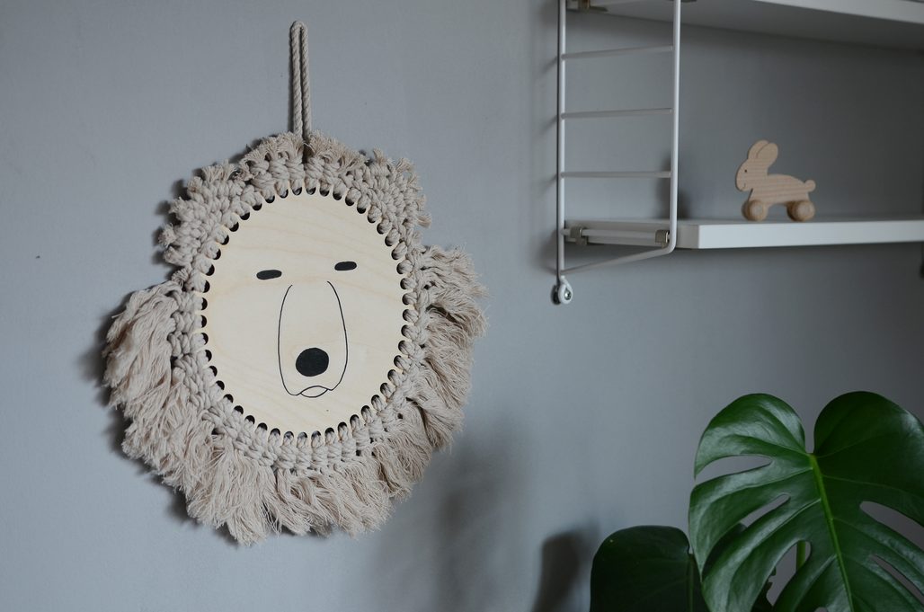 Návod na výrobu macramé medvěda