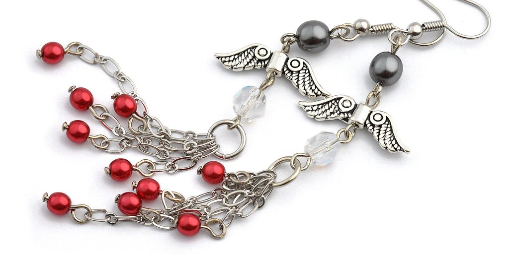 Návod na výrobu andělských náušnic