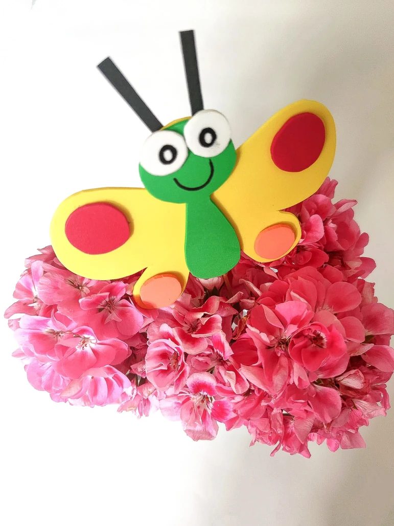 Návod na výrobu Moosgummi motýlka