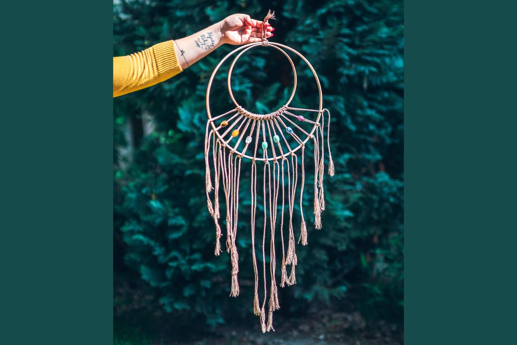 Návod na výrobu čakrového macramé lapače