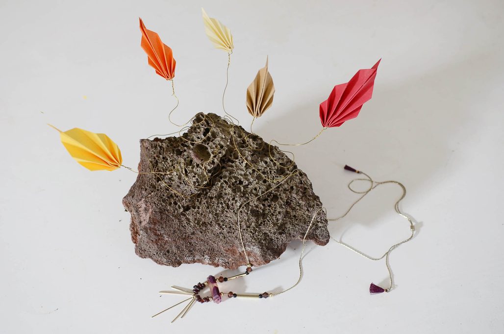 Návod na výrobu podzimní dekorace z lístků