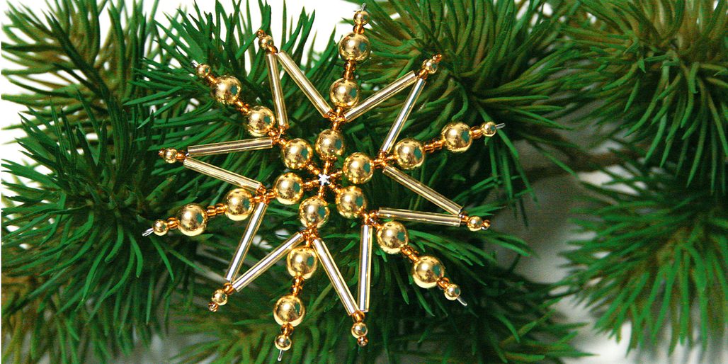 Návod na výrobu zlatavé hvězdy