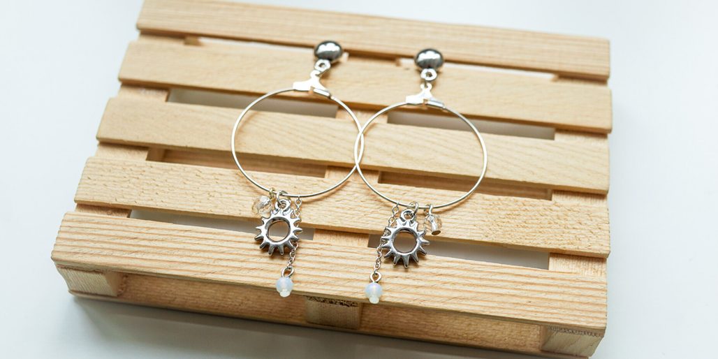 Návod na výrobu slunečných náušnic