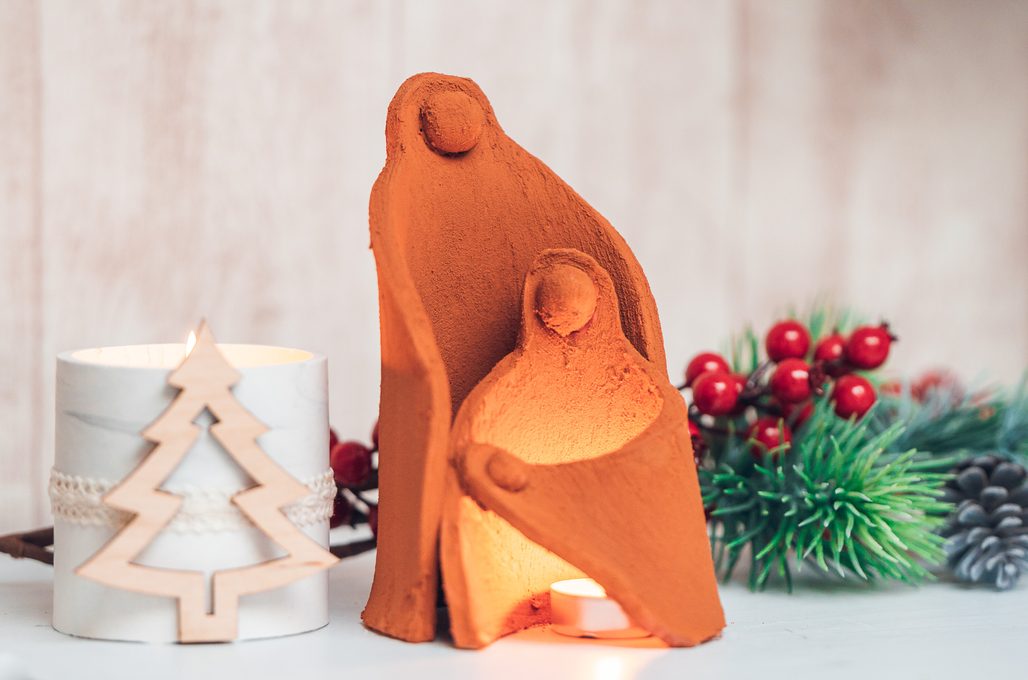 Návod na výrobu betlému ze samotvrdnoucí hmoty