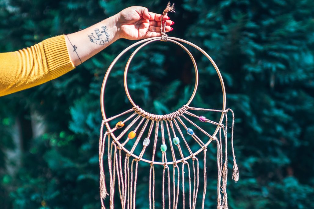 Návod na výrobu čakrového macramé lapače