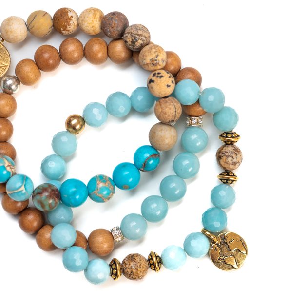 Everything for bracelets from semi-precious gemstones | Manumi.eu