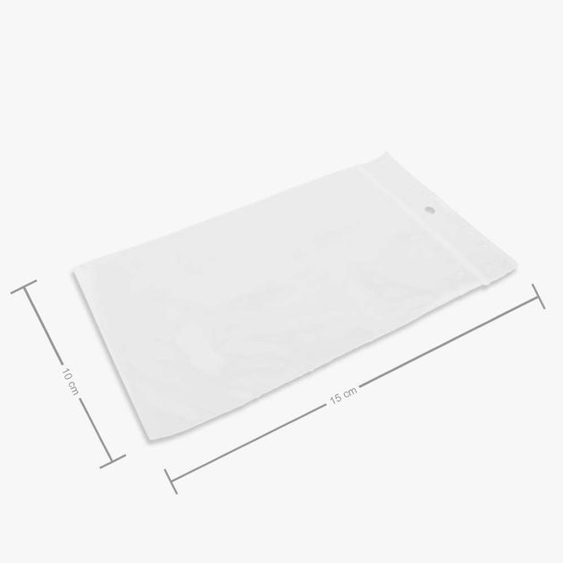 Ziplock bags for beads 10x15cm No.3 Manumi.eu
