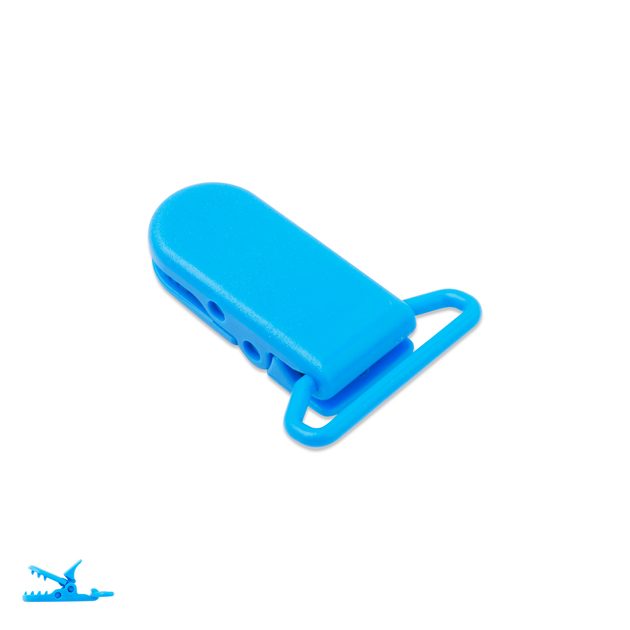 Plastic dummy clip 37x16x9mm Deep Blue Manumi.eu
